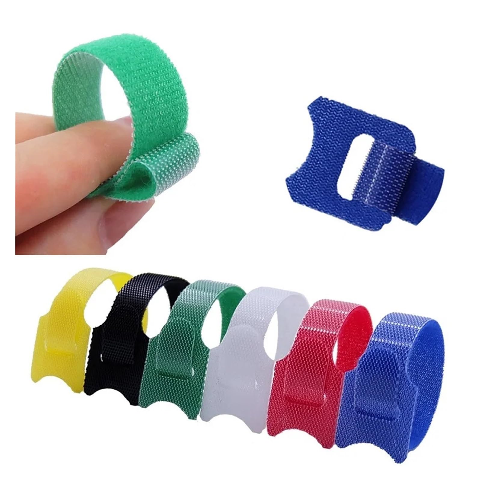 Lot De 50 Serre-câbles Réutilisables En Nylon - 150 Mm, Gris, Attaches Amovibles Pour Gestion Câbles Maison/bureau