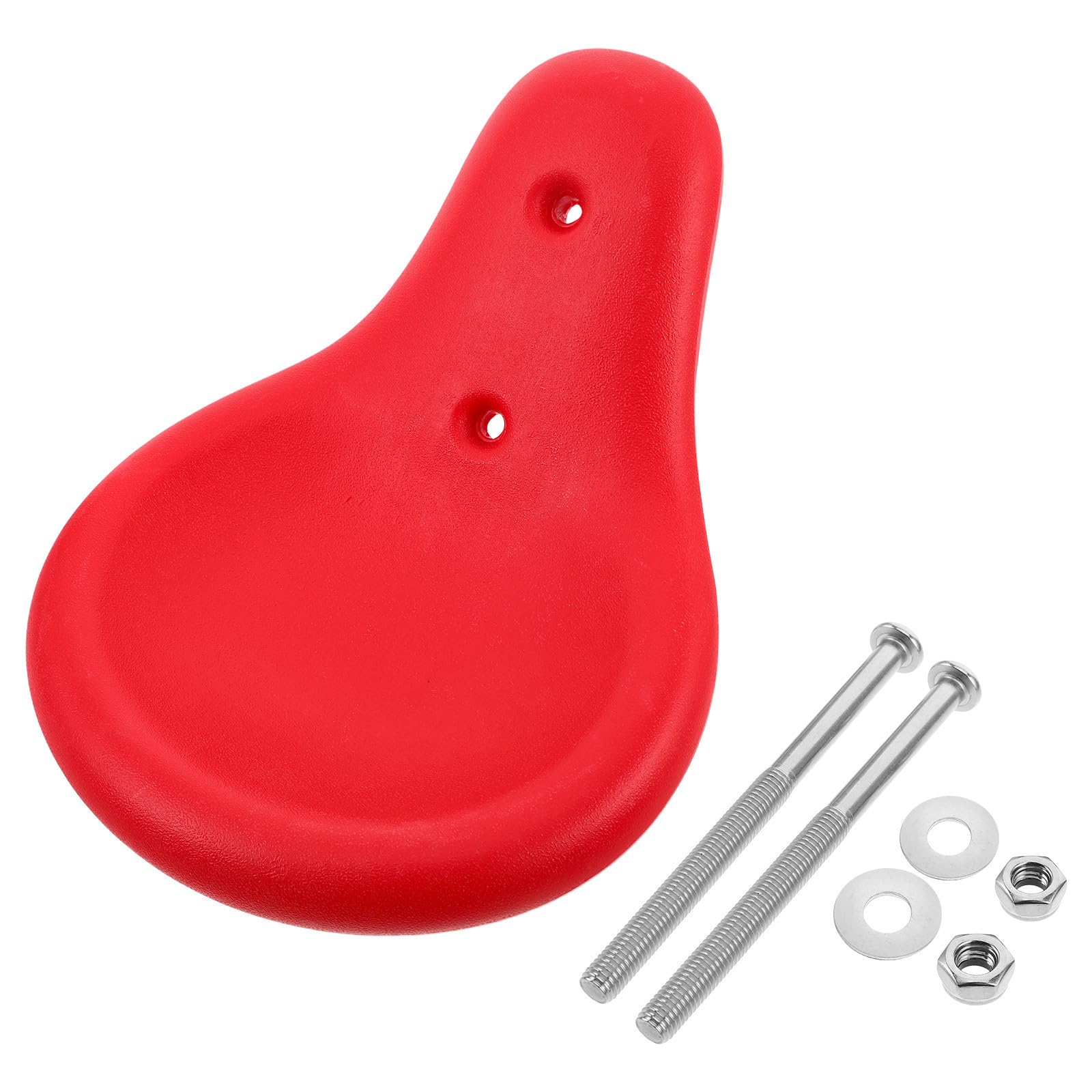 Siège de balançoire rouge en plastique réglable pour portique de jardin et aire de jeux