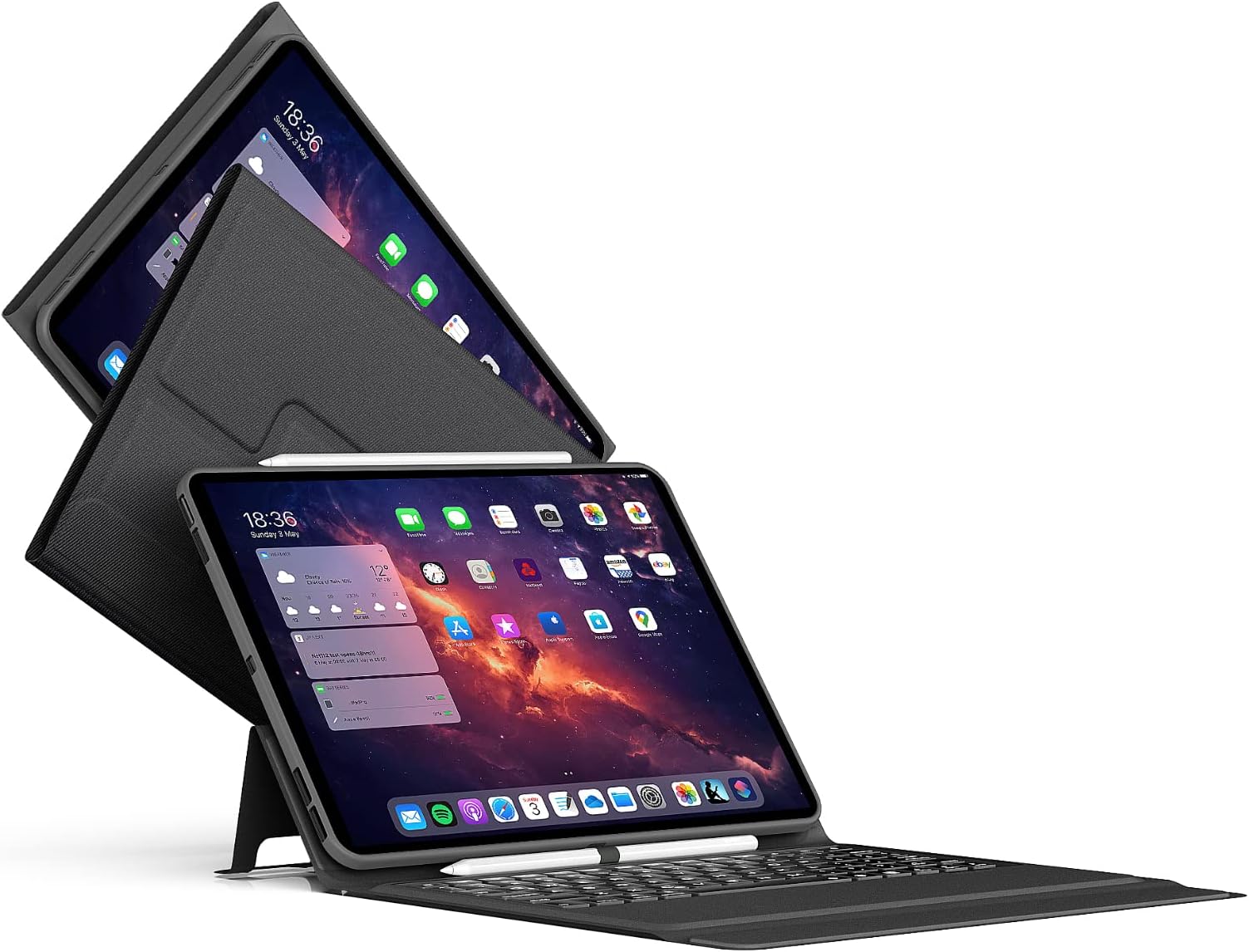 iPad Air 5th Generation Case with Keyboard, iPad Air Keyboard Case for iPad Air 5th Generation 10.9” 2022, iPad Air Case with Keyboard Compatible with iPad 10.9 inch ipad air case with Keyboard