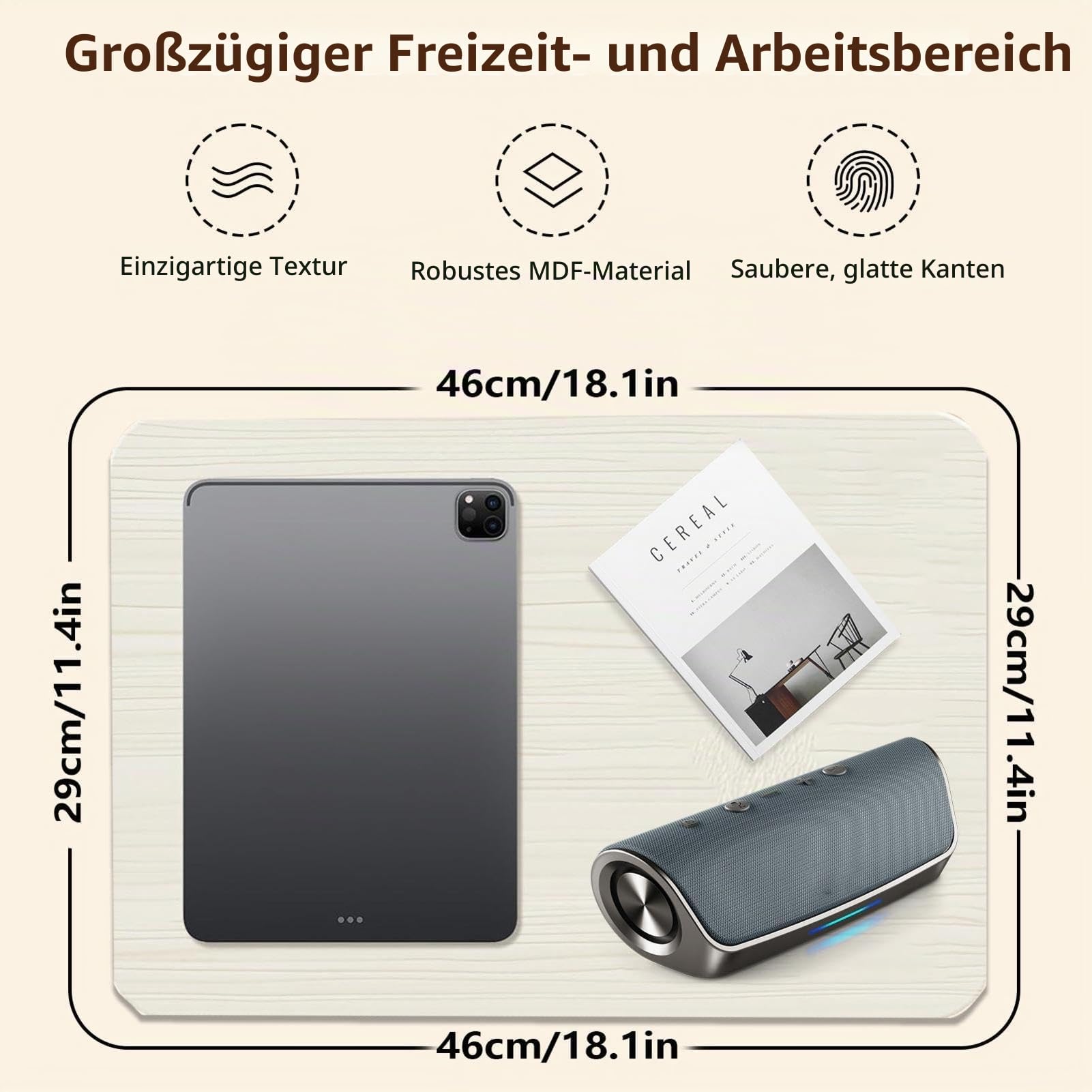 Generisch Stehpult Höhenverstellbar, 18-47 Zoll Laptop Ständer Mobile Schreibtisch Verstellbarer Beistelltisch Für Studienarbeiten, Schreibtisch Mobiler Stehtisch Für Schule, Büro, Kirche