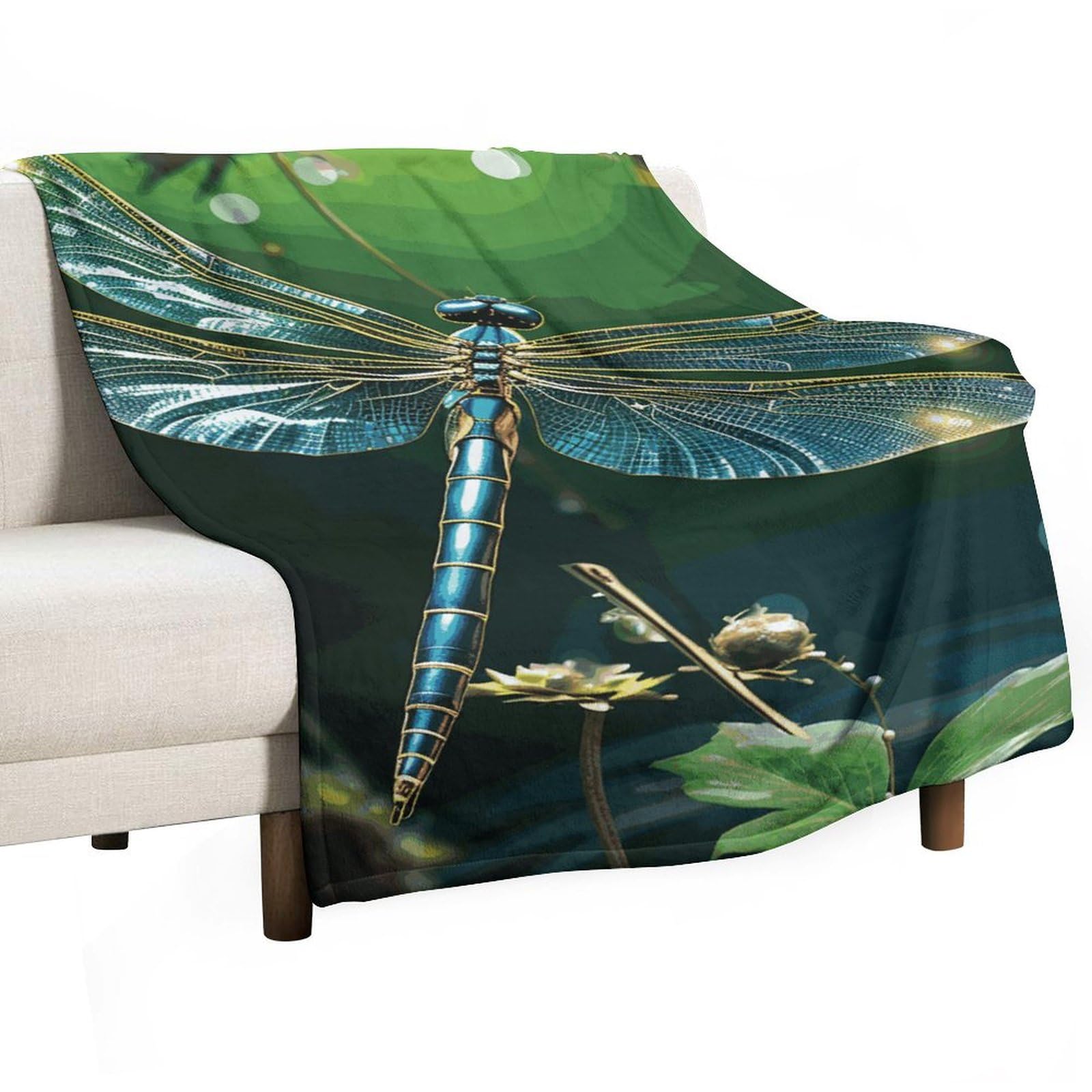 Couverture en flanelle douce idéale pour vos soirées cocooning et vos pique-niques nature