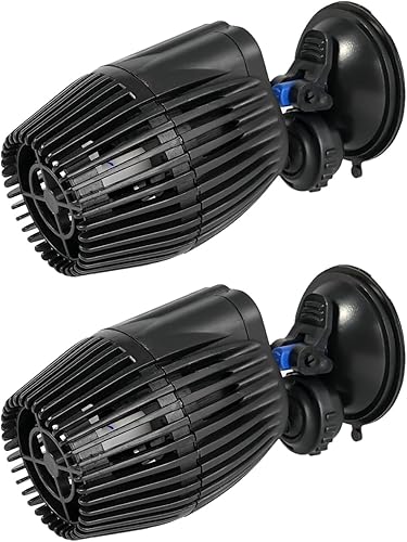 AQUANEAT Paquete de 2 bombas de circulación para acuario, cabezal de potencia de tanque de peces de 800 GPH, fabricante de ondas de agua salada,