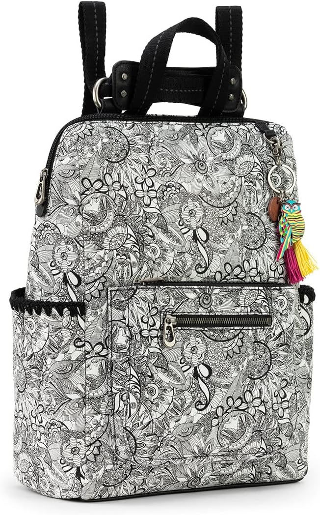 Sakroots Loyola Conv Backpack Cotton Uncoated Canvas