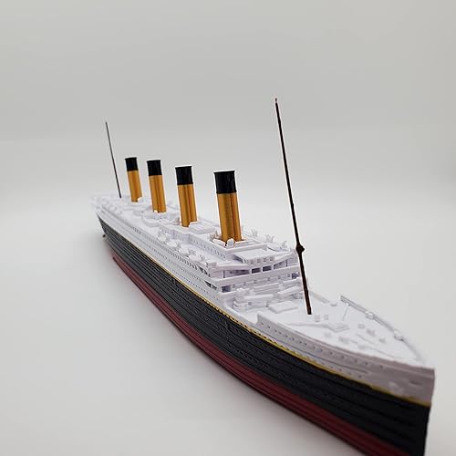 Miniatura 5 de THEROLLER3D RMS Titanic Model Ship 1 pie de largo montado, históricamente preciso, réplicas Titanic