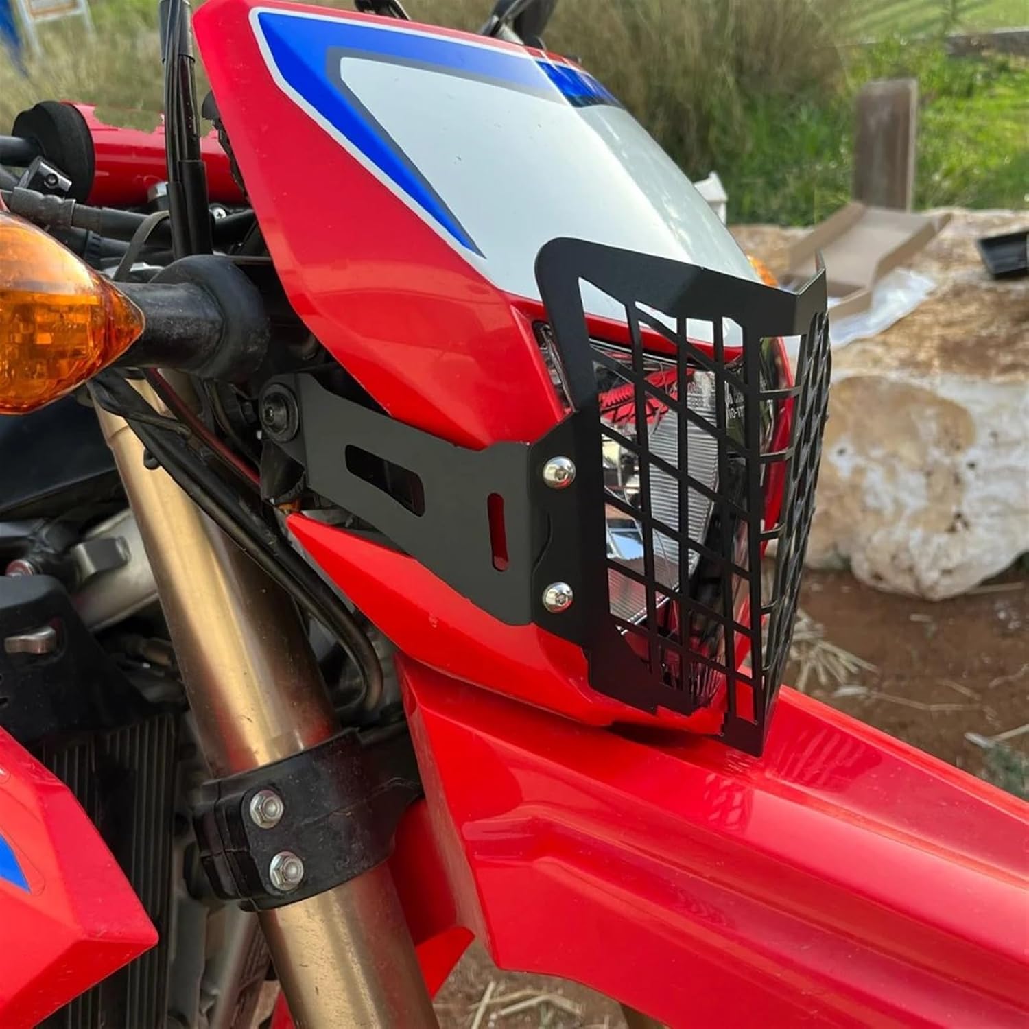 オートバイ用ヘッドライトガードプロテクターグリルカバー CRF250L用