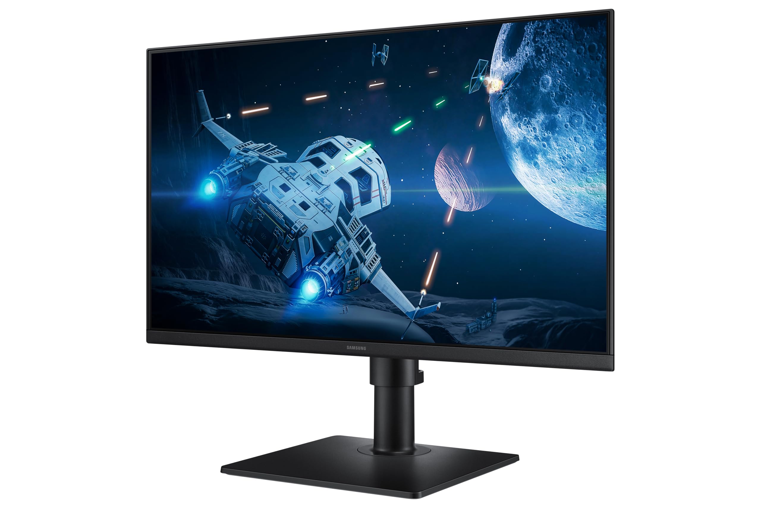 Samsung LS24D406GAUXXU 24" FullHD IPS Monitor with Speakers - Height Adjust, 1920x1080p, Displayport, USB, HDMI, Eye Saver Mode — view 4
