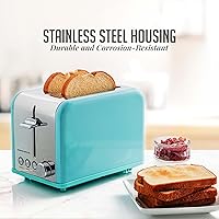 Vista 5 de OVENTE Electric Toaster Machine with 6-Shade Browning Selector Setting, Compact Design and Removable Crumb Tray, 700W Power Perfect for Toasting