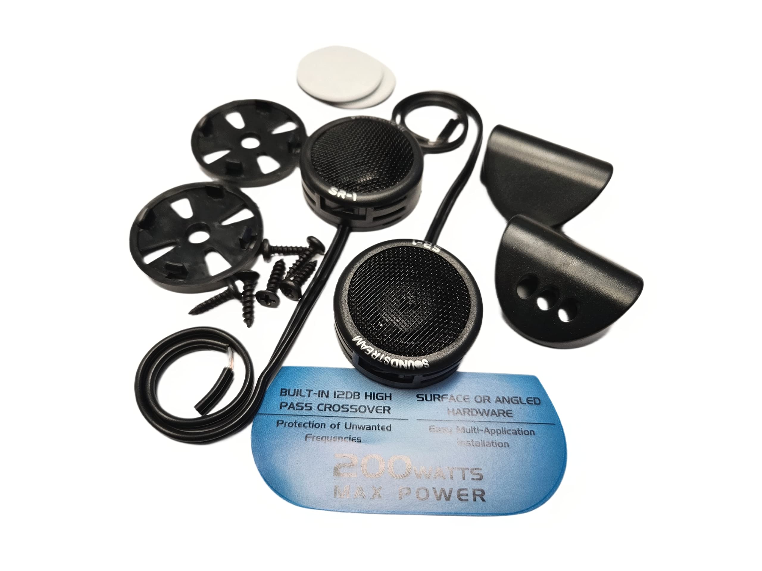 Amazon.com: SOUNDSTREAM Reign Series SR-1 Niobium Micro Dome 1