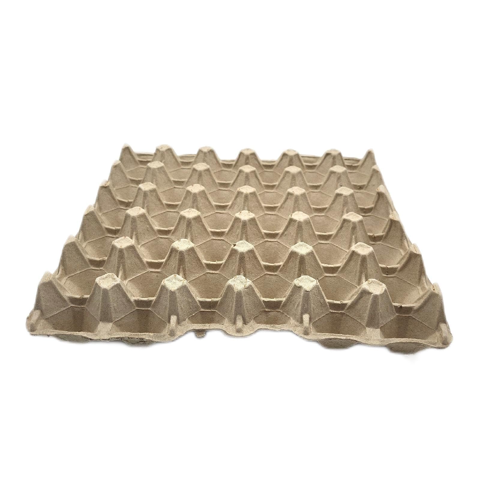 Produktbild von 10x Eierkarton 30er – Recycling-Papier – Für S/M/L Eier – 298x298x47 Mm – FSC-zertifiziert, Stabil Und Umweltfreundlich