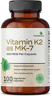 Futurebiotics, Vitamin K2 as MK-7, 100 mcg, 100 Vegetarian Capsules
