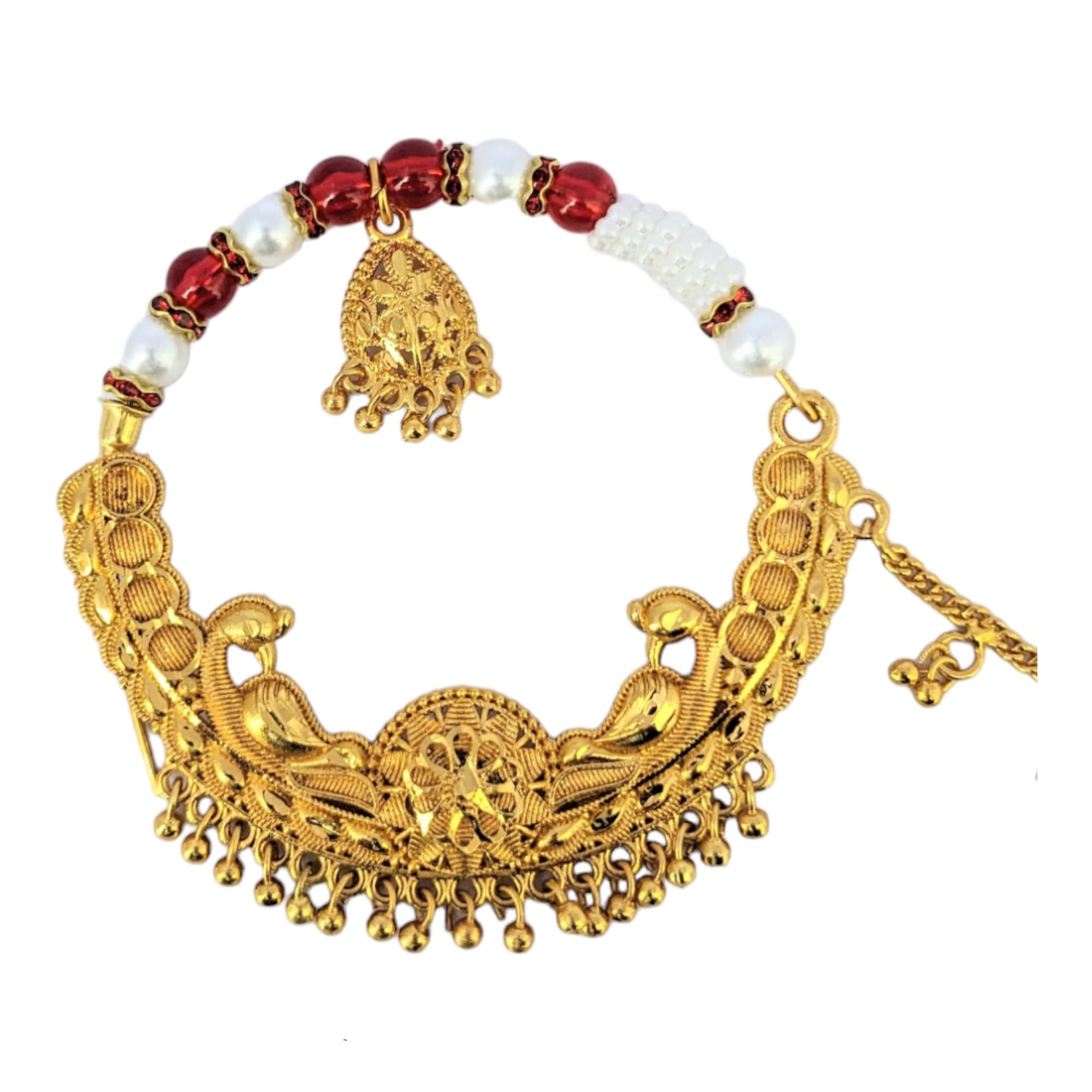 Golden plated Traditional Pahadi Nath/Uttrakhandi Nath/Nath For Women (B0CT8HFJ9X) Amazon Price History, Amazon Price Tracker