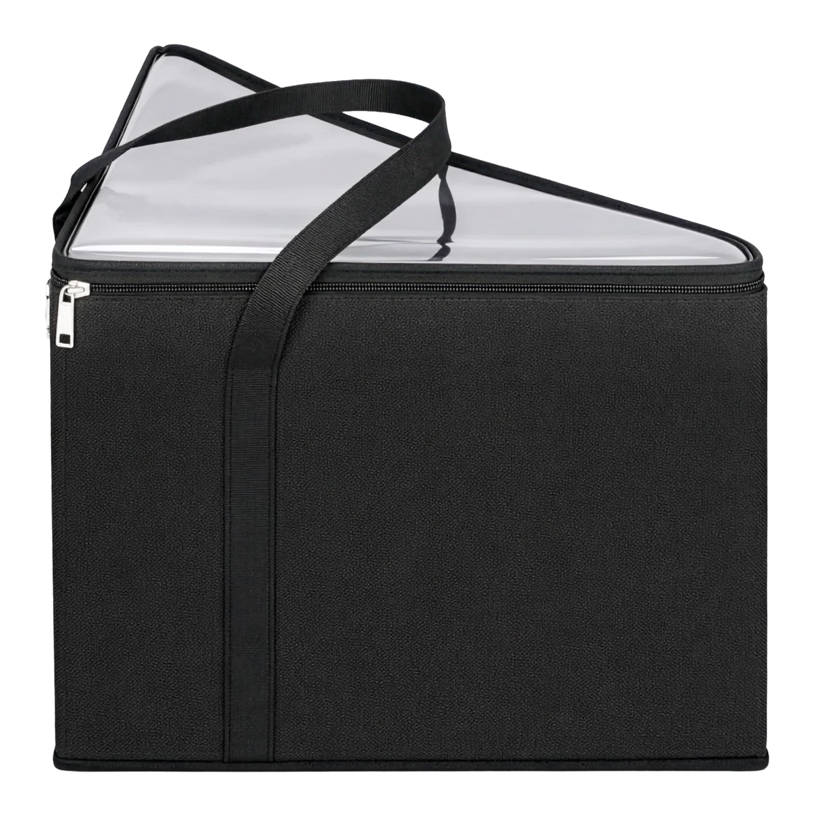 Evergoods 1 Pcs Coat Hanger Storage Box 24X27x51cm Triangle Hanger Storage Bag With Handles Foldable Organizer For Closet Compact Hangers Bag To Store 20+ Hangers, Space-Saving (1 Pcs)