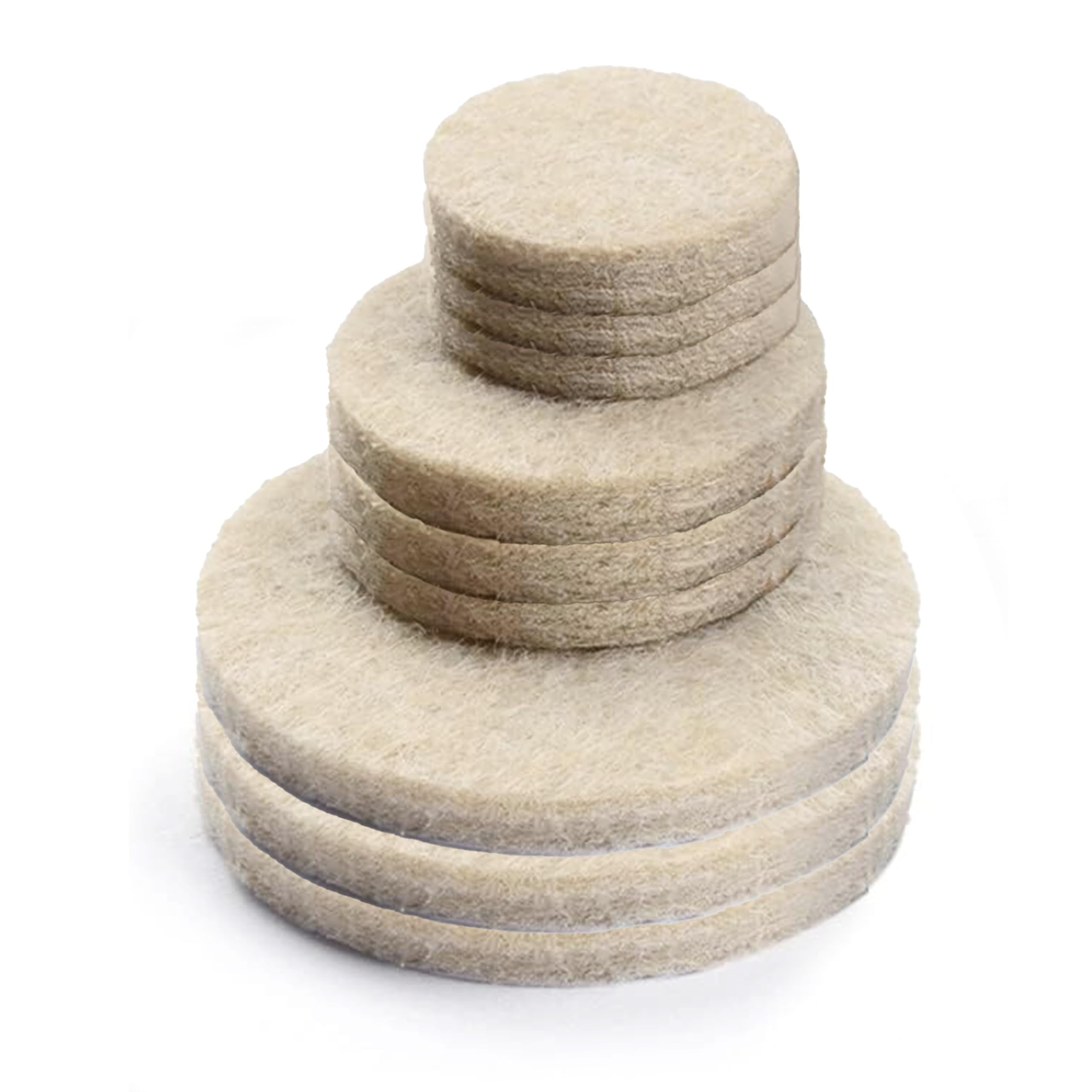Floor Protected 80Pc Beige Adhesive Felt Pads, Comprehensive Felt Pads, Easy Application Felt Furniture Pads 5018705433868