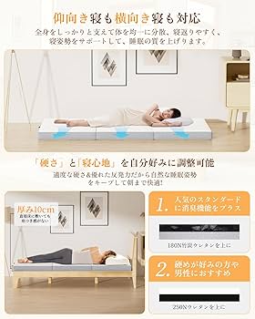 マットレス 極厚10cm【純高反発・密度32D・2層構造 (茶色, ダブル) GOKUMIN マットレス 2層 高反発 プレミアム グランマットレス 三