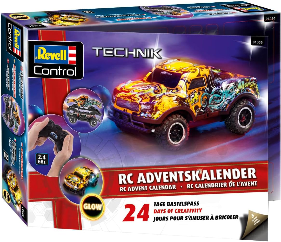 Christmas RC Advent Calendar - Joy of Driving and Festive Atmosphere in One by Revell