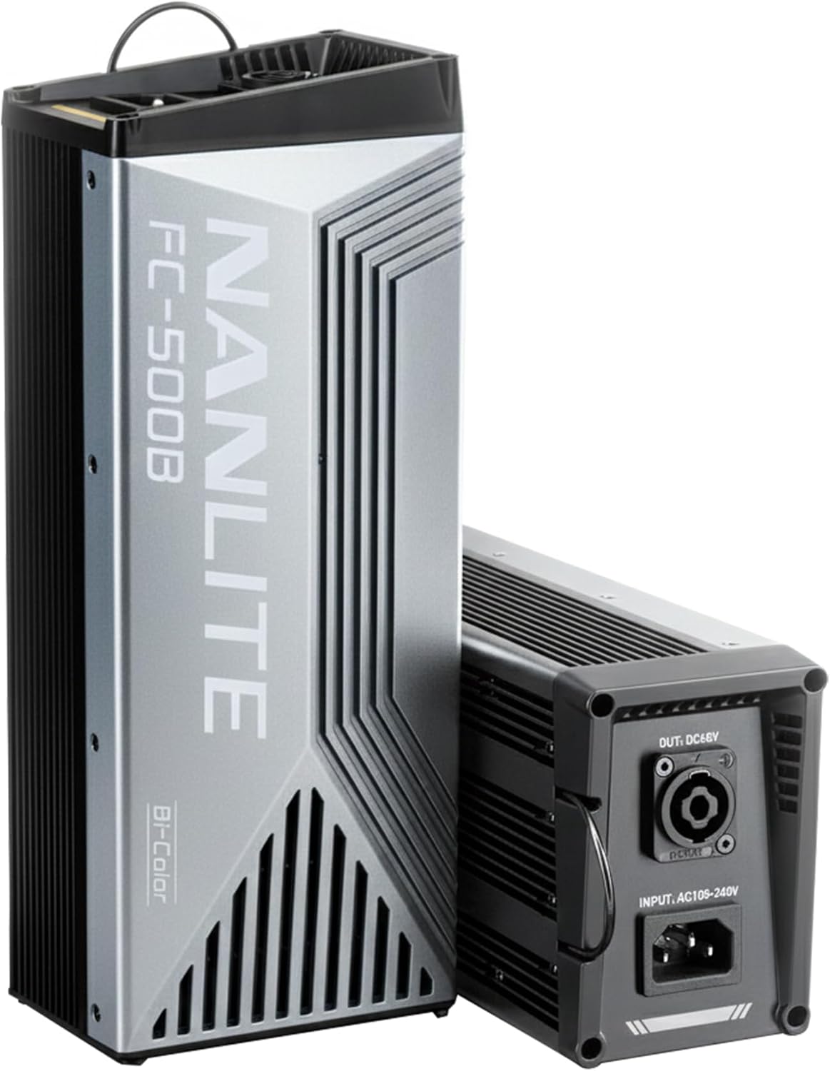 Nanlite FC-500B Bi-Color LED Video Light 2700K–6500K, 520W High Output, CRI 96+ TLCI 98+, Dimmable Studio Light for Photography & Video Shooting