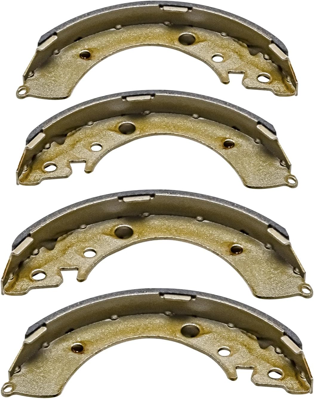 Detroit Axle - Rear Brake Shoes for 1992-2005 Honda Civic 1982-1989 Accord 1997-2000 Acura EL 2007-2008 Honda Fit, Semi-metallic Brake Shoes Replacement