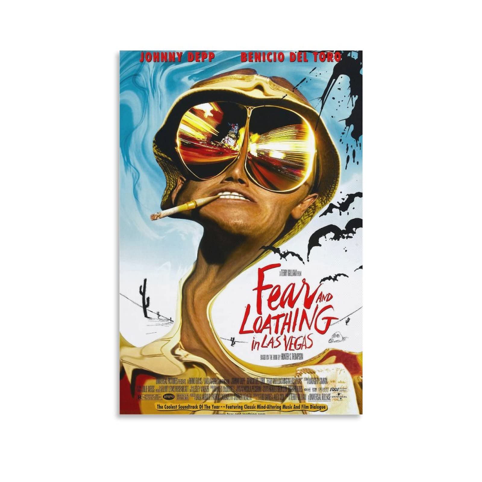 Fear, and Loathing in Las Vegas ポスター Fear And Loathing In Las Vegas (1998) Classic Movie Poster HD
