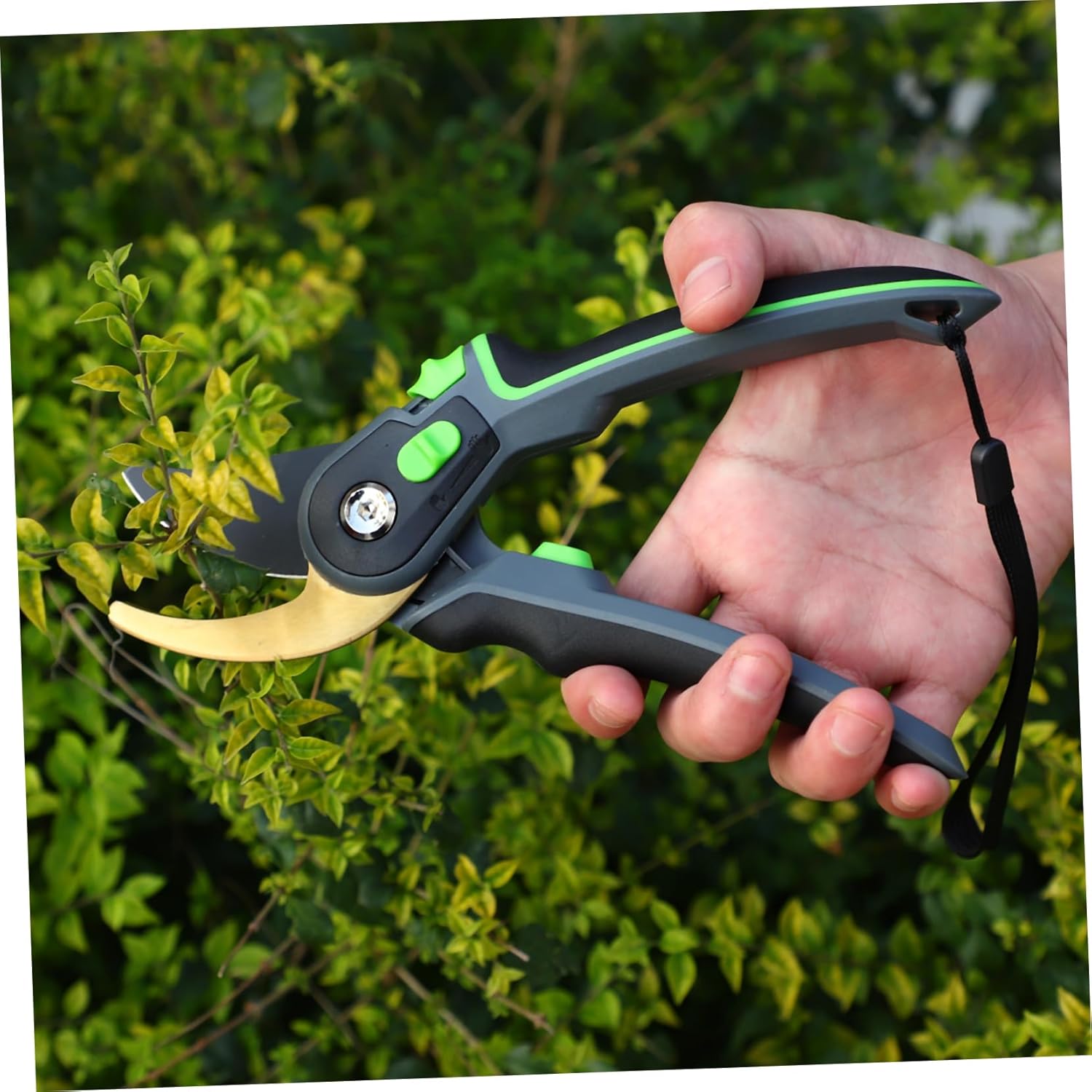 Mikikit 2pcs Gardening Trimming Tools Pruning Shears Long Handles Plant Trimmer Scissors Garden Hand Tool for Trees Flowers