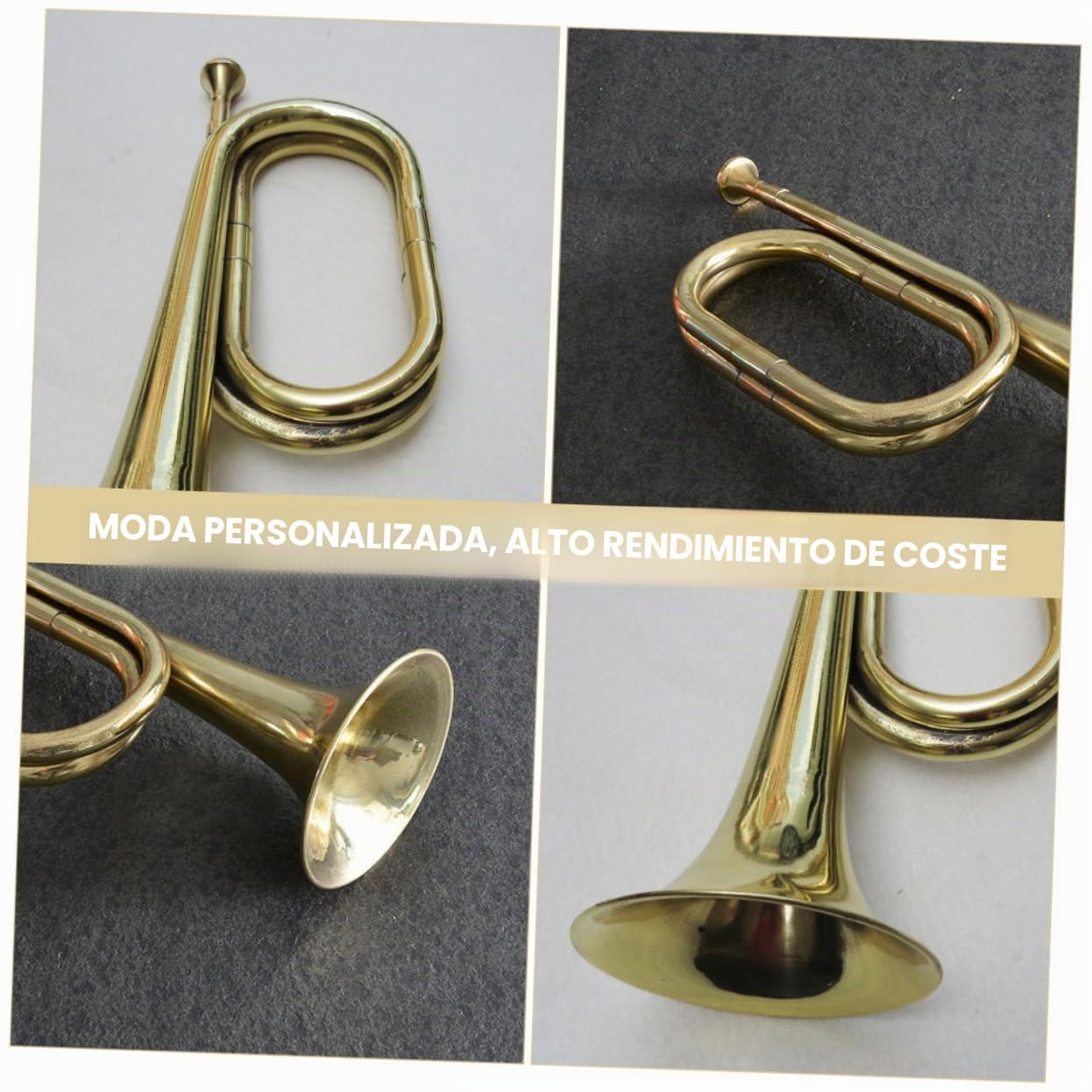 Trompeta de Aleación de Cobre Ligera y Fácil de Operar para Principiantes y Profesionales Diseño y Sonido Claro