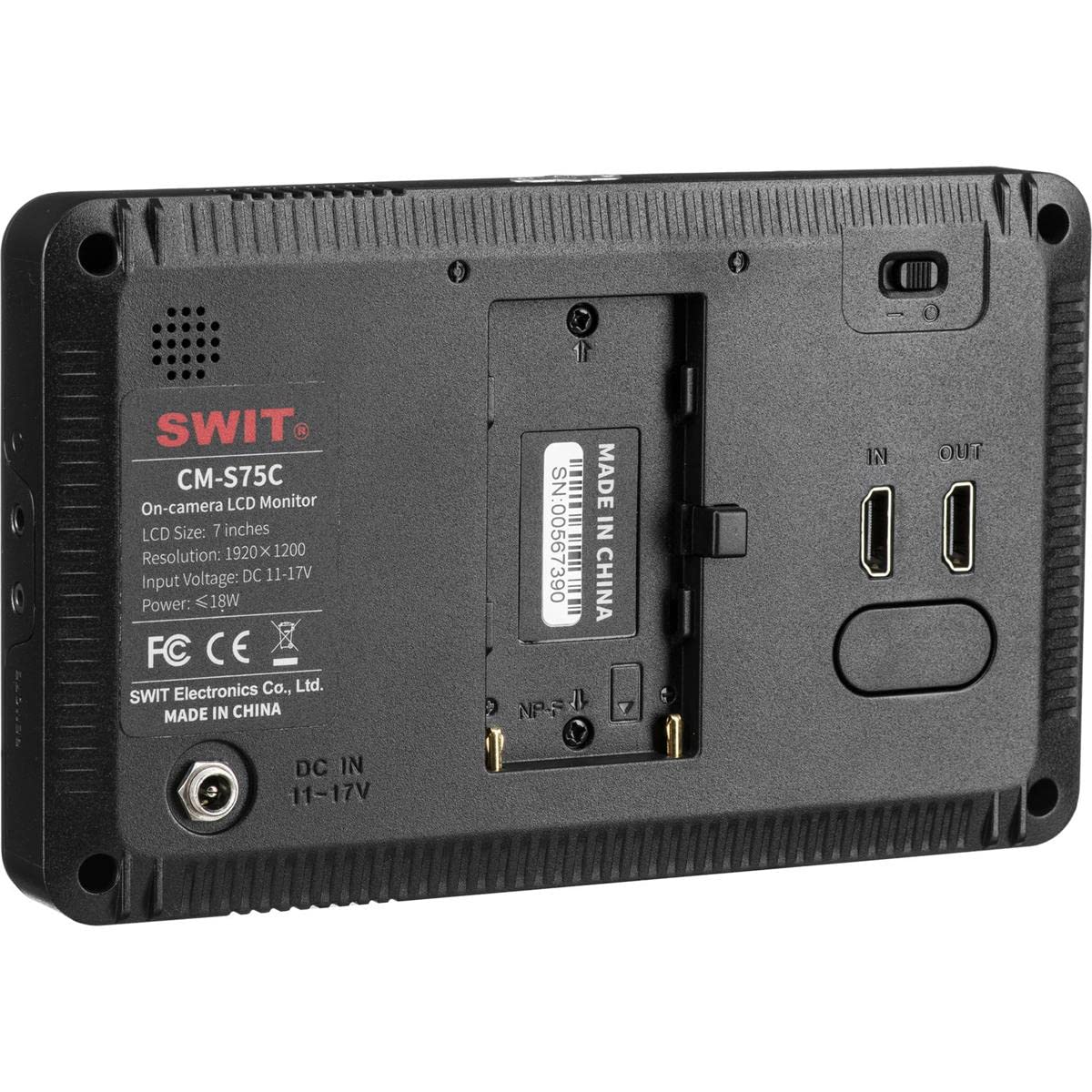 SWIT 7インチモニター CM-S75C 3000nit マウント2種付き SWIT 7インチモニター CM-S75C 3000nit マウント2種付き