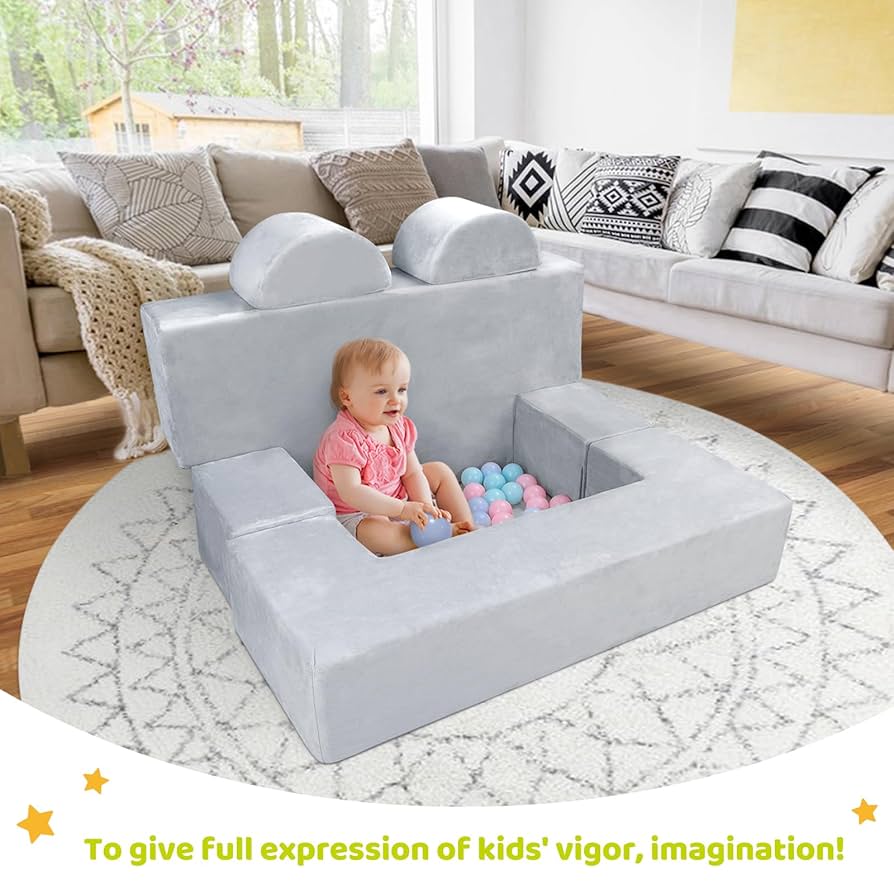[直接受取] a depeche BMS kids sofa Amazon.com: VEVOR Modular Kids Play Couch, Toddler Sofa Bed