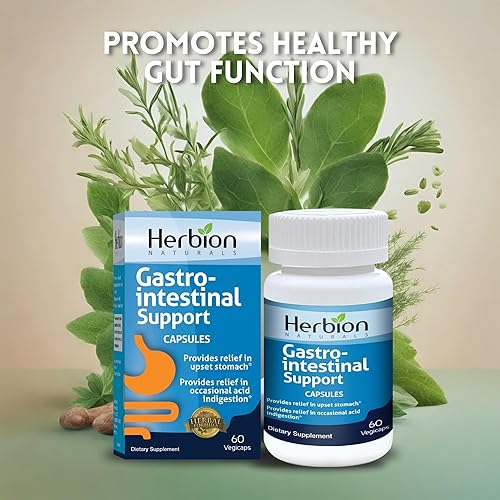 Miniatura 7 de HERBION Naturals - Mezcla de hierbas de apoyo gastrointestinal para aliviar el malestar estomacal, salud y función gastrointestinal, indigestión