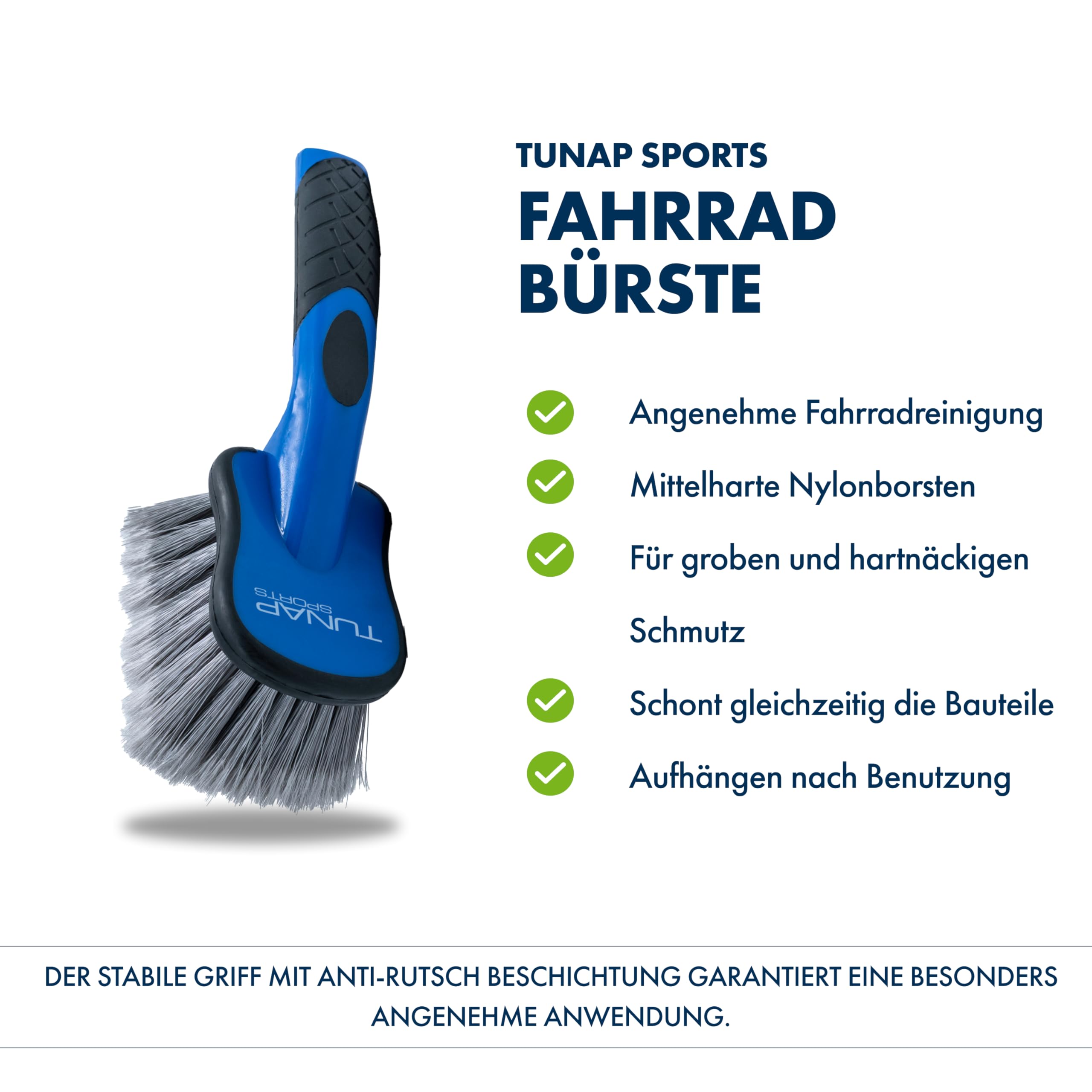 TUNAP SPORTS Fahrradreinigungs-Set Basic | Reiniger & Bürste | Antriebsreiniger & Kettenöl Ultimate für Rennrad, MTB & E-Bike | Perfekt für deine Bikepflege | Made in Germany | Bike Cleaning Kit