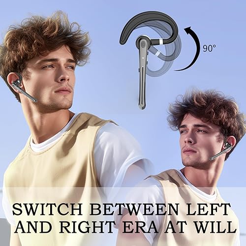 Miniatura 5 de Auriculares Bluetooth Bluetooth para teléfonos celulares Wireless Blue Tooth 5.0 Head Set in-Ear Piece con micrófono para teléfono celular Manos