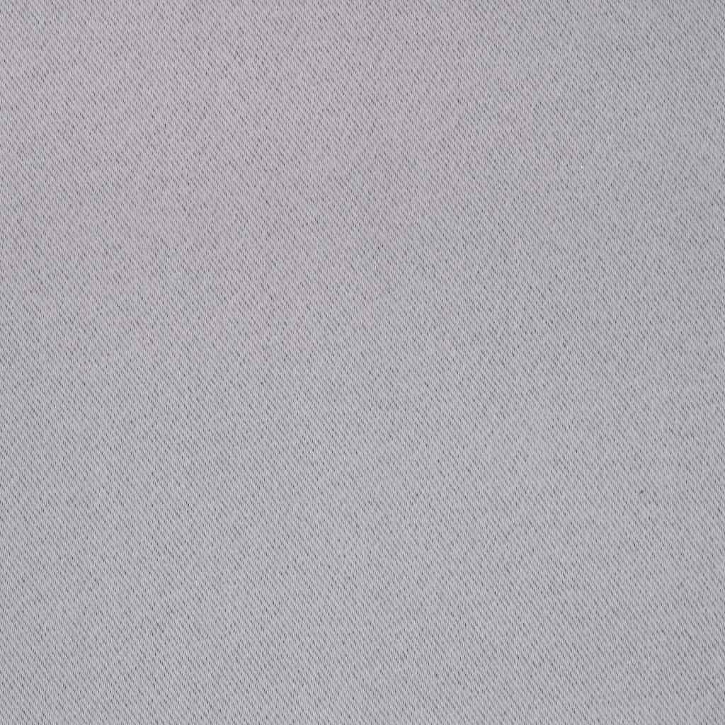 Zasłony zaciemniające z pierścieniami, metaliczny szary, poliester, 175 x 140 cm, 80-90% blokowania światła, nieprzejrzyste, do salonu, sypialni, biura, z elastycznymi możliwościami