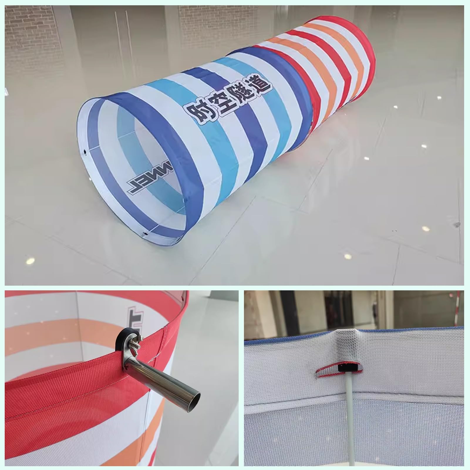 Percorso Ostacoli Droni Kit per Percorso a Ostacoli per Droni da Corsa, Adatto ai Principianti, Attrezzatura per Esercitarsi con Aeromodelli a Lungo Raggio, FPV(Blue,Length 80 cm (31 1/2"))
