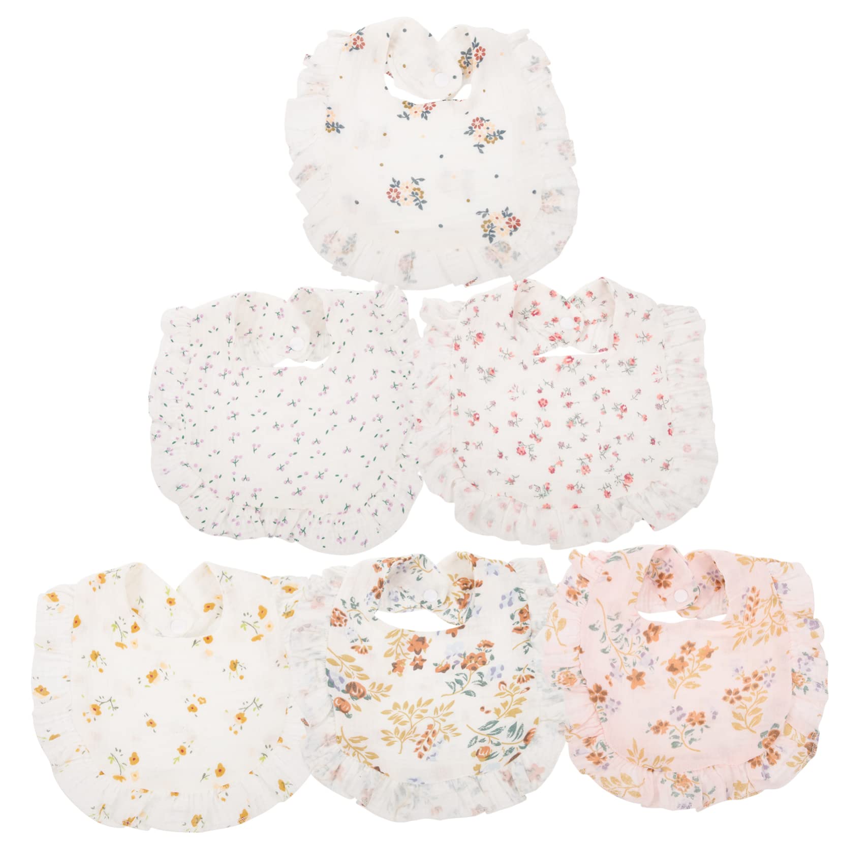 ifundom 18piezas Baberos De Algodón Para Bebés Absorbentes y Reutilizables Para Alimentación y Dentición Diseño Elegante Para y Niño