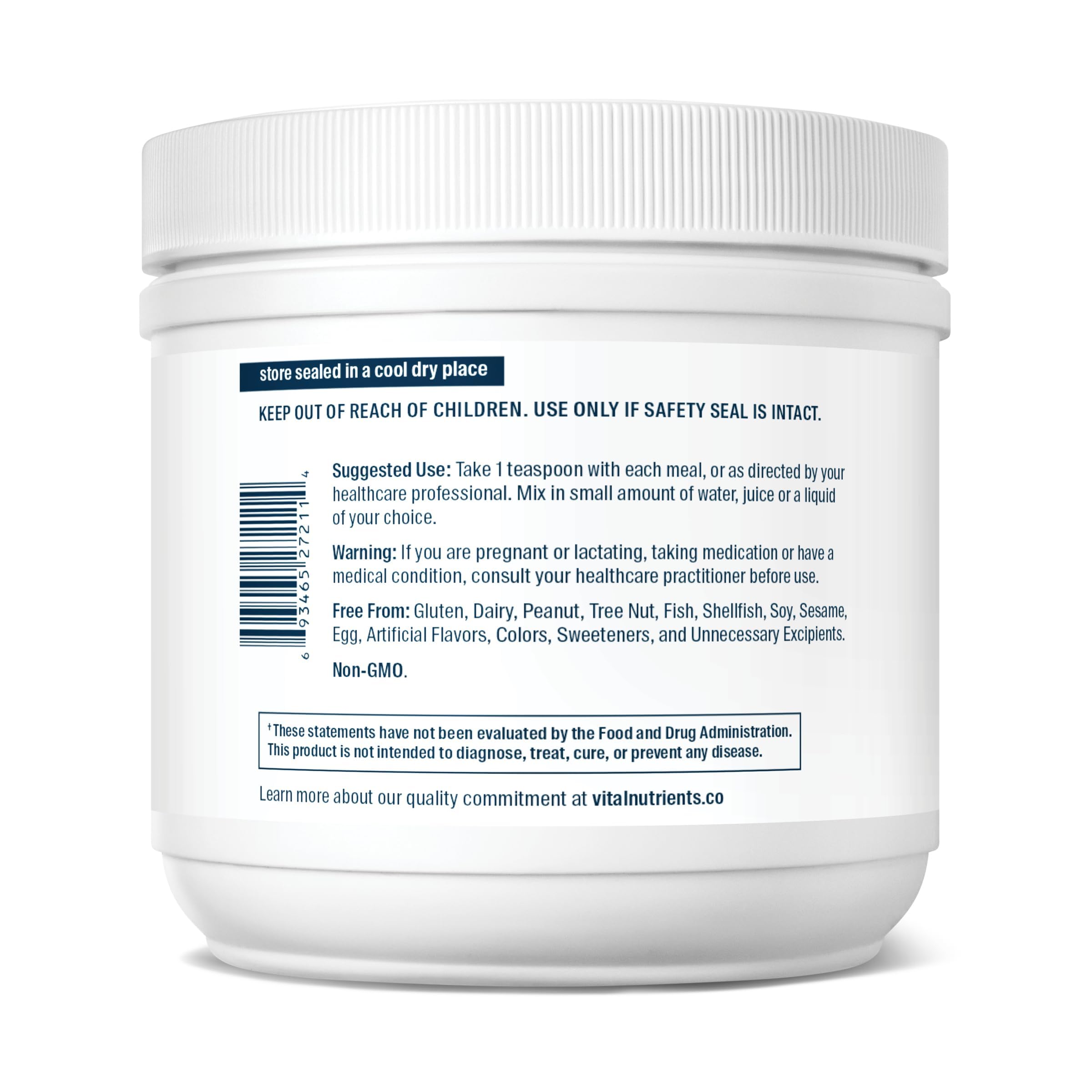 Vital Nutrients Digest Ease (Formerly Heartburn Tx) | Occasional Heartburn & Indigestion Relief | Supports Healthy GI Function & Helps Soothe GI Tract | Gluten, Dairy, Soy Free | Non-GMO | 50 Servings