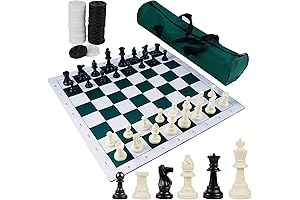 Juegoal Portable Roll-Up Chess Board: Your Travel Companion for Mind Games
