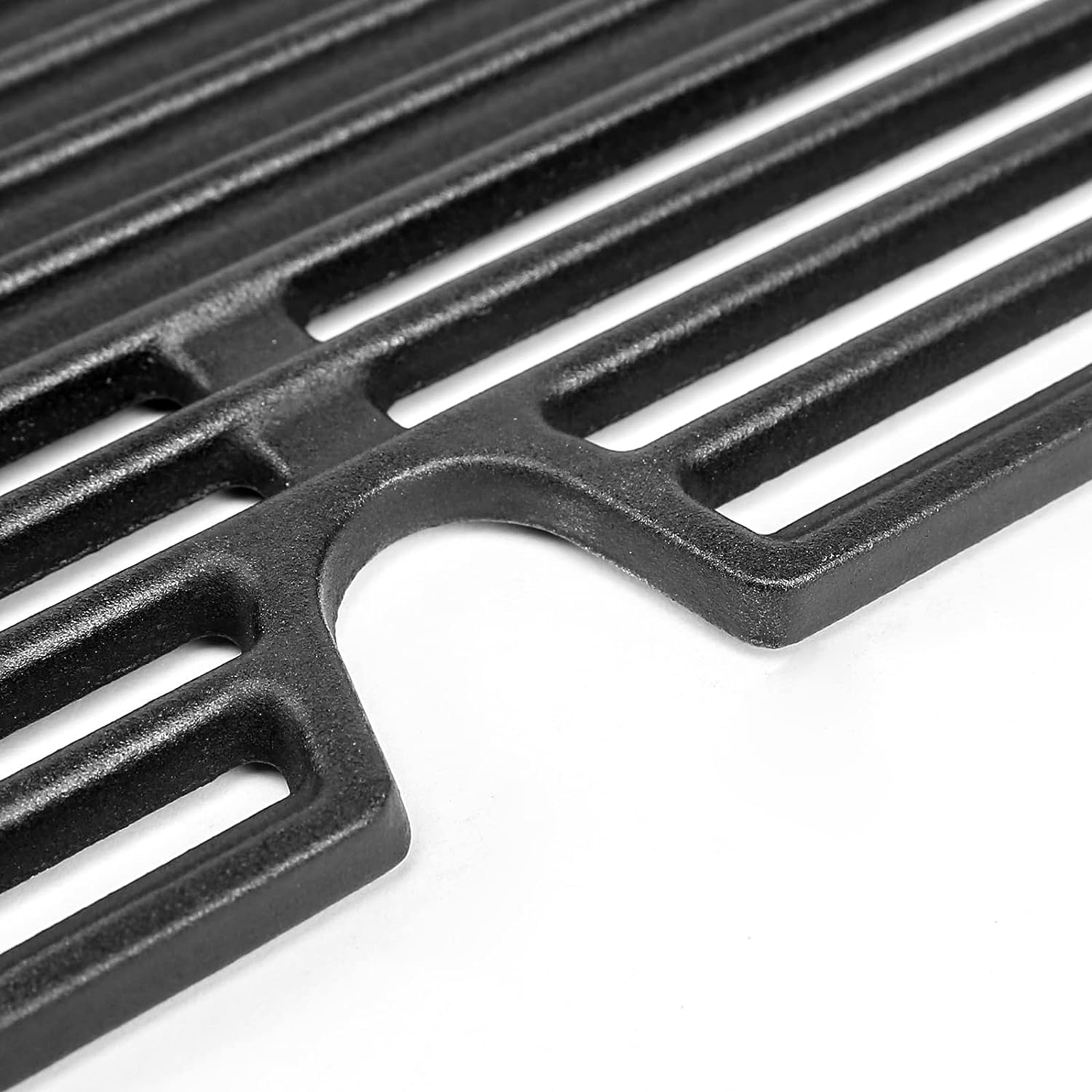GFTIME 35 x 23.5CM Gusseisen Grillrost für Burnhard Wayne Tragbarer 2 Brenner, Burnhard Gasgrill Wayne zubehör massives Gussrost, 2 Stück