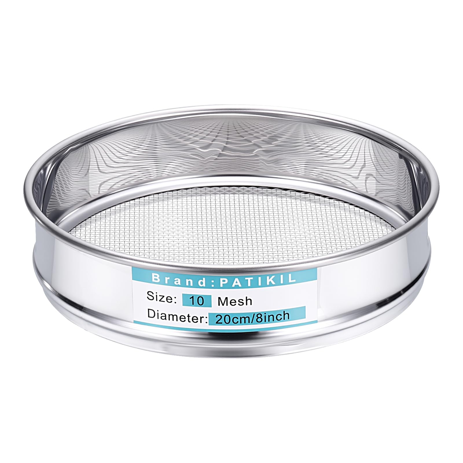 PATIKIL Lab Sieve 200 Mesh(0.075mm) 7.9"(20cm) Diameter Sifting Screen — Amazon image 22