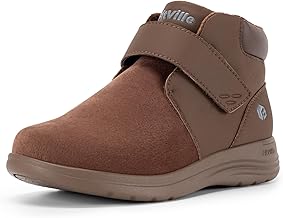 FitVille Shoes Winter Boots for Women Wide Snow Boots with Warm Lining Waterproof Short Shaft Slip On Outdoor Non-Slip