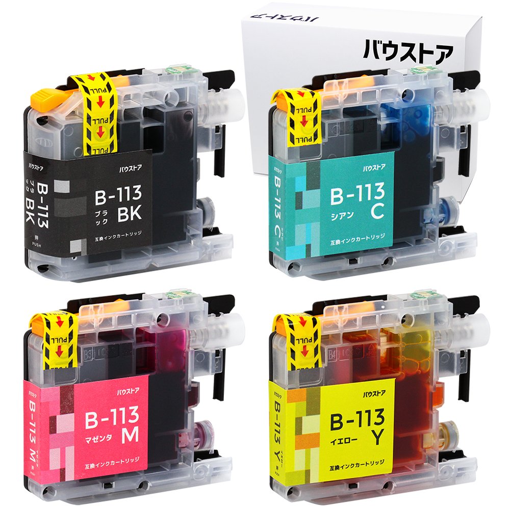 Amazon.co.jp: ブラザー brother LC113 4個セット 互換インク