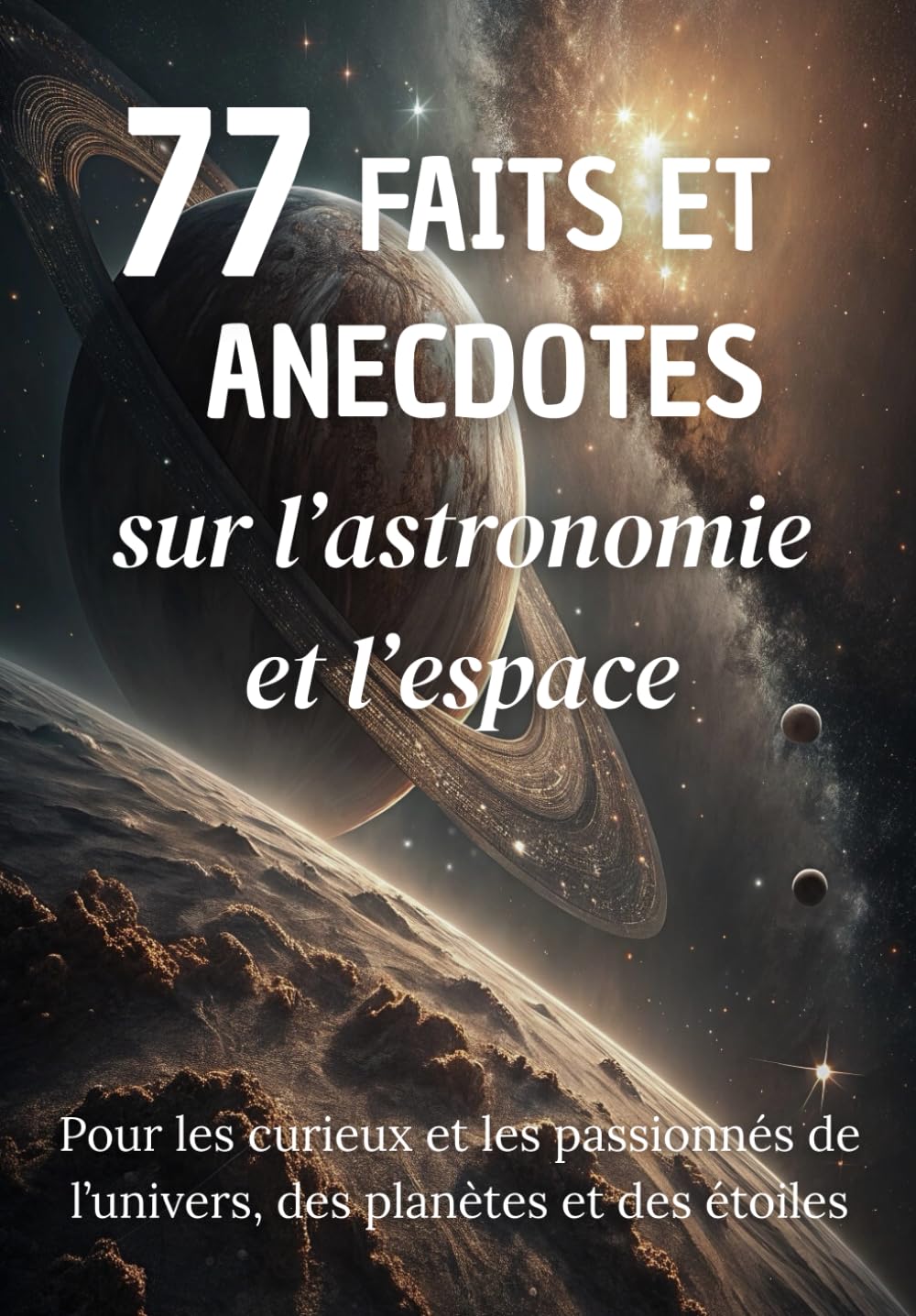77 Faits et Anecdotes sur l’astronomie et l’espace : un livre fascinant pour les passionnés de l’univers, des planètes et des étoiles