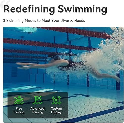 Miniatura 8 de Holoswim Gafas de natación inteligentes, gafas de natación 2S AR, pantalla digital HD en tiempo real, aplicación de análisis de datos AI,