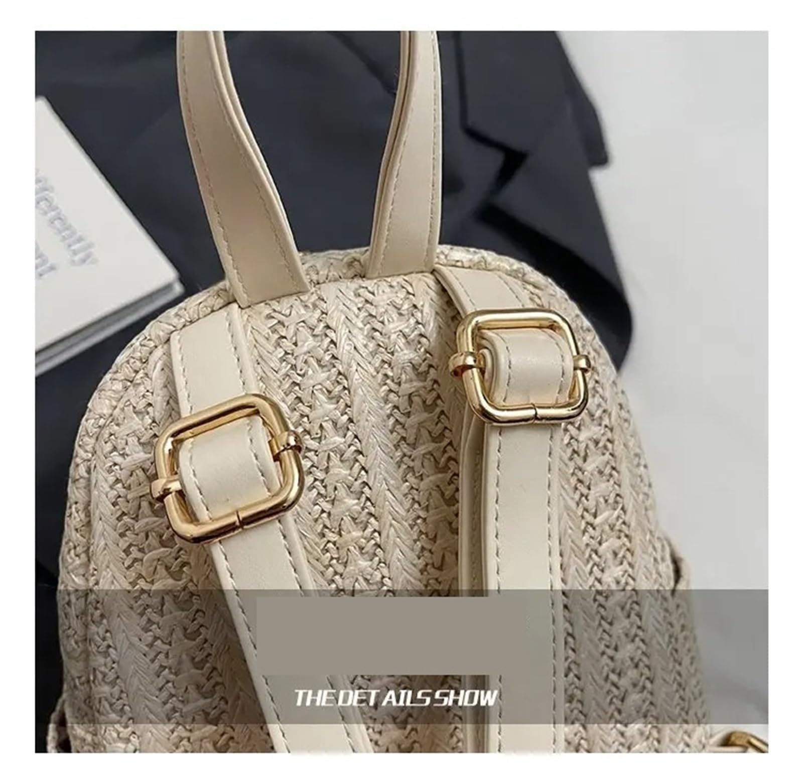 Zaino alla moda con mini zaino lavorato a maglia casual e fresco