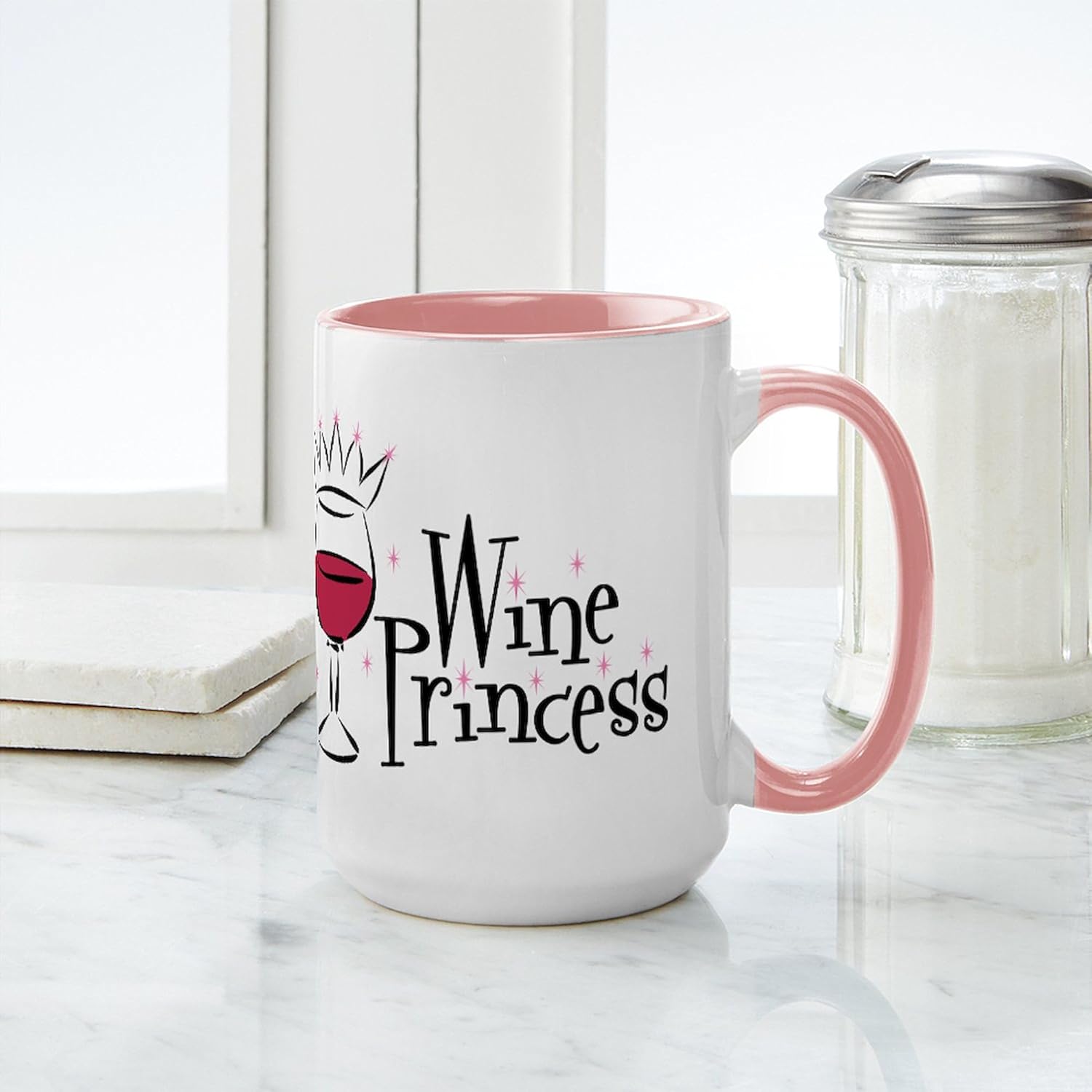 CafePress Wine Princess Large Mug 15 oz (444 ml) Ceramic Coffee Mug