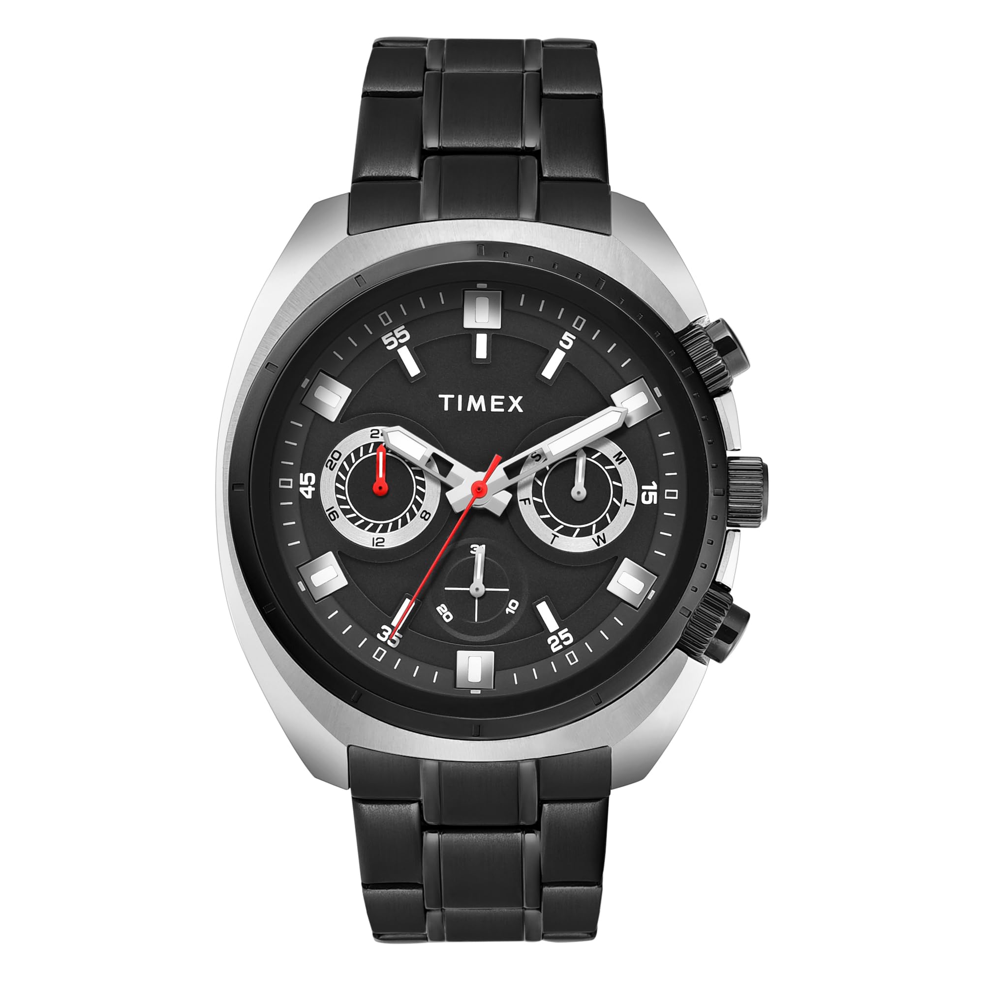 Black Round Dial Analog Men's Watch - TWEG28202-image-36