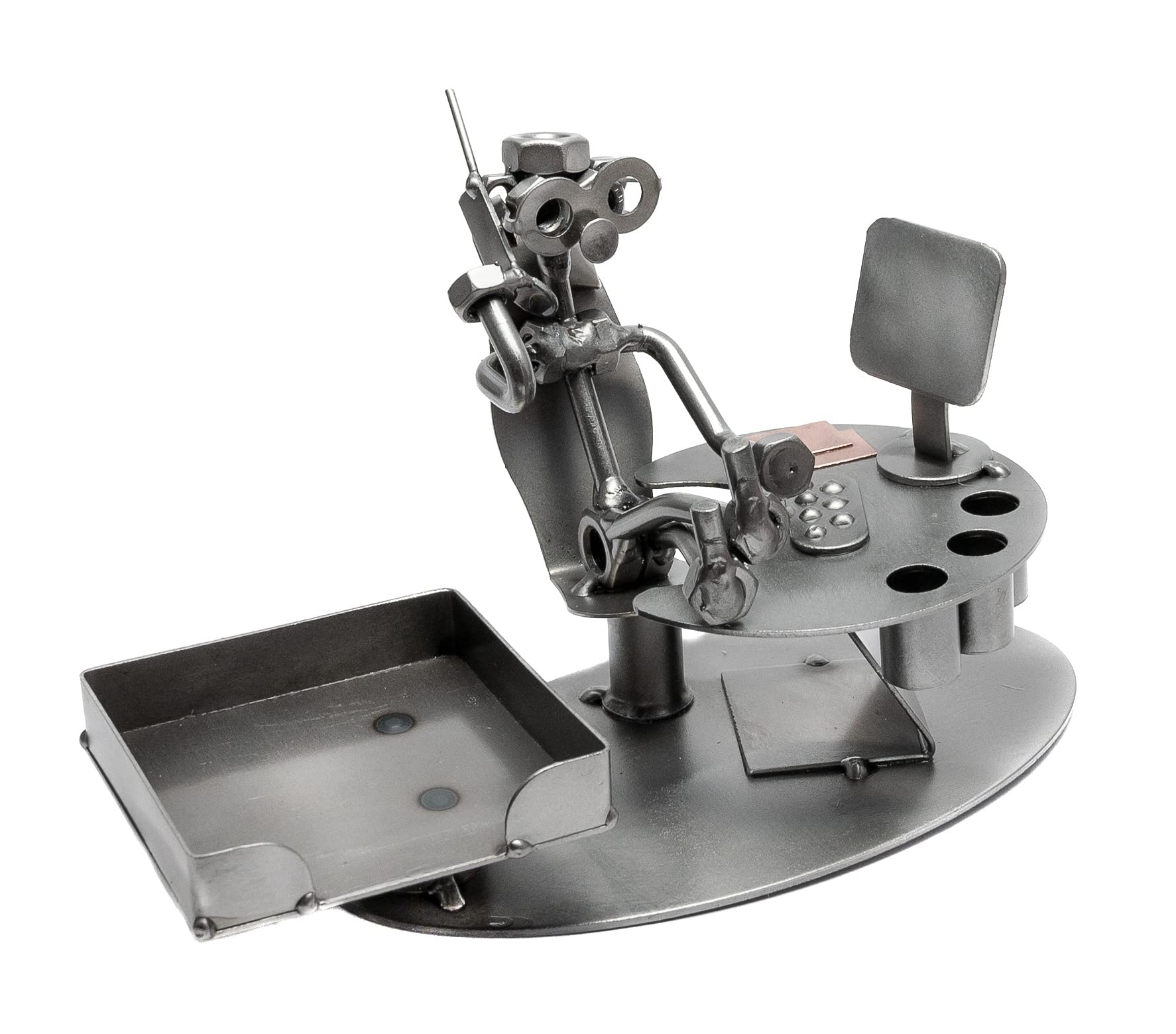 STEEMO Schraubenmännchen Büro Office Geschenk Schreibtisch-Organizer 21x10x13 cm