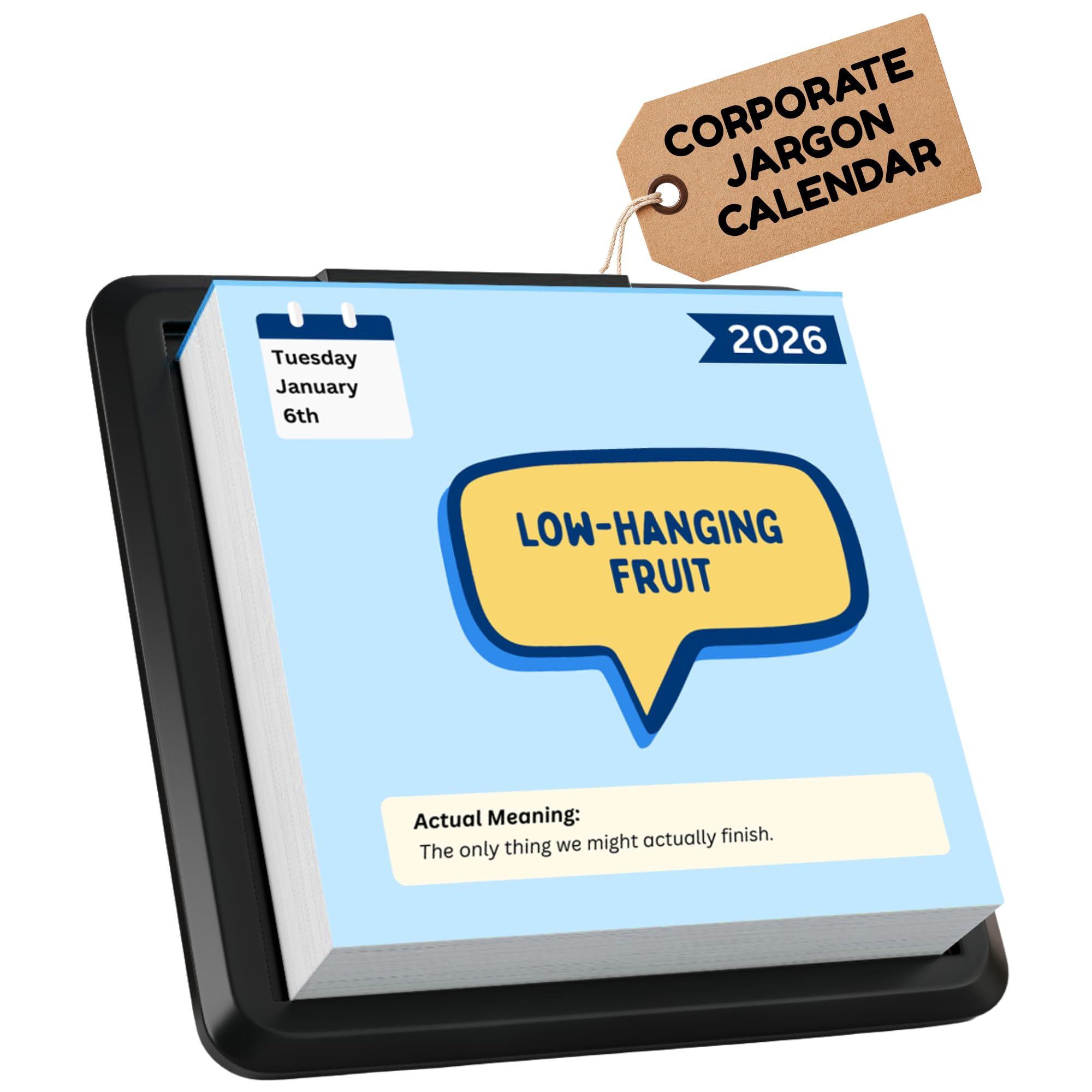 Water Cooler Wonders Corporate Jargon Desk Calendar