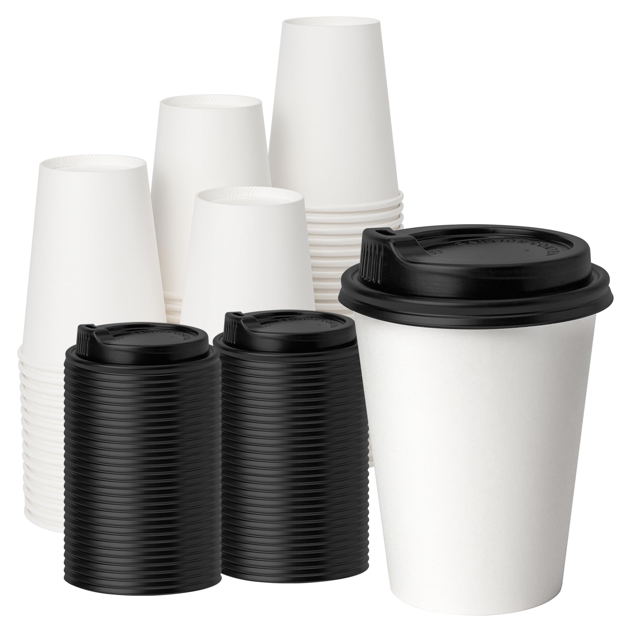 YEEHAW 16 oz Disposable Coffee Cups with Lids 100 Pack — Amazon image 11