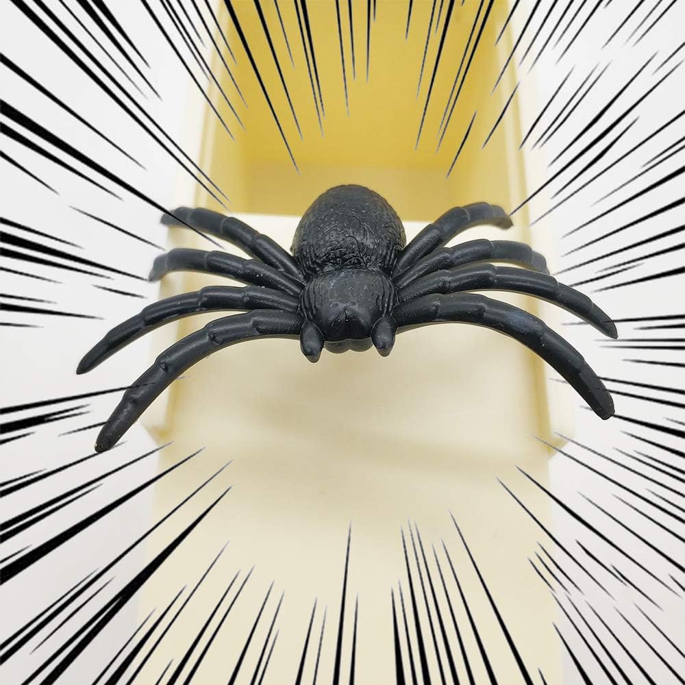 dé Spider Prank Scare Box，Plastic Surprise Box，Handmade Fun Practical Surprise Joke Boxes