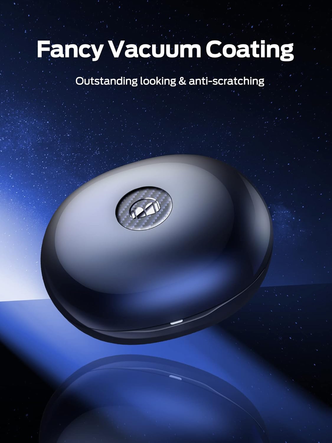 Monster Clarity 8.0 Hybrid Active Noise Cancelling Wireless Earbuds, 42dB in-Ear ANC Earphones Deep Bass with 6 Mics, Bluetooth 5.2, 50H Play Time with Wireless Charging Case，Blue - Image 2