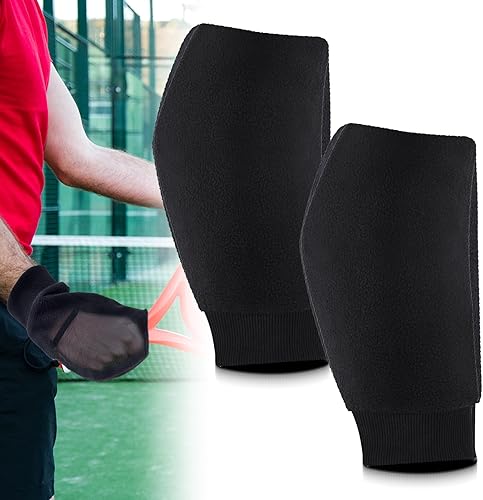1 par de guantes de raqueta para pickleball y raquetball en climas fríos, cálidos y ultra transpirables, puños de punto elásticos para mujeres y