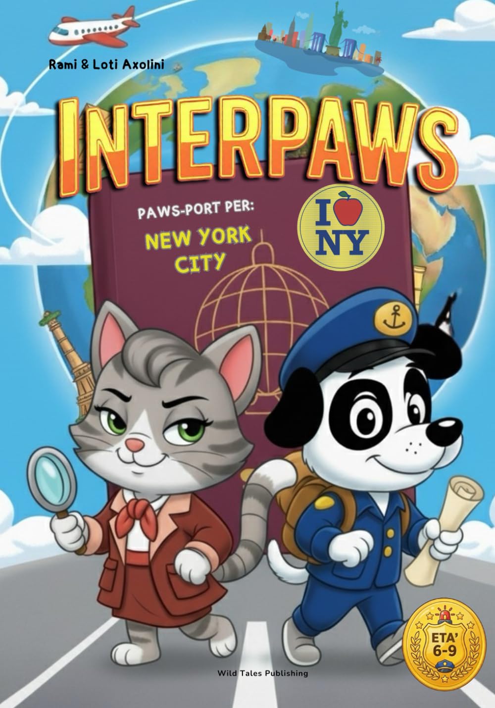 (ITA) InterPAWS: Paws-port per NEW YORK CITY: Un’avventura da detective a New York City, ricca di pagine da colorare, enigmi, attività educative e curiosità di viaggio a misura di bambino